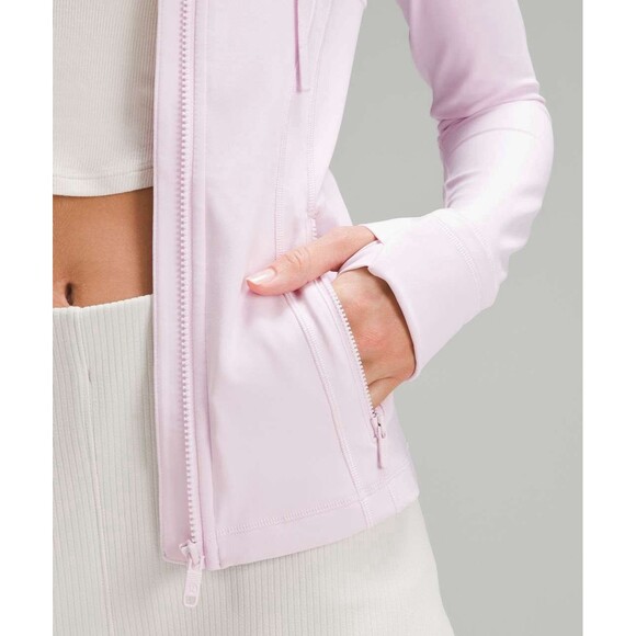 Lululemon Define Jacket Hooded Size 10 Pink Nulu - Picture 2 of 14